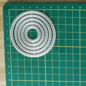 Großhandel Runde und Verschiedene Formen Kreis Oval Quadrat Rechteck Sechseck Herz Wolkenform Metall-Handwerk Stanzformen für Scrapbooking - Product Image 3