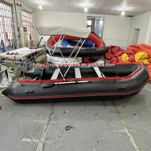 เรือพายเป่าลมความยาว3ม. 4ม. 5ม. พร้อมพื้นอลูมิเนียมหรือพื้นเสื่ออากาศโรงงานจีน - Product Image 4