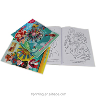 Livre de dessin et de peinture pour enfants personnalisé avec couverture en couleur pleine, taille personnalisable, papier fantaisie, film laminé, impression offset
