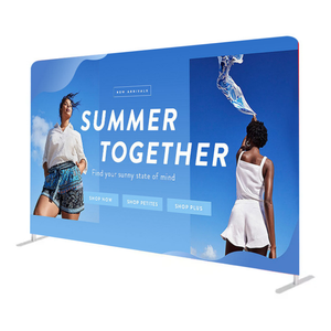 عرض ترويحي 10 أقدام عرض عرض منبثق مستقيم رفوف خلفية فوتوبوث للعرض - Product Image 4