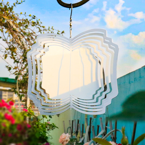 10 Inch Double Side Aluminum <b>Wind</b> <b>Spinner</b> Sublimation Blank for Custom Designs Metal <b>Wind</b> <b>Spinners</b> for Sublimation - Product Image 3