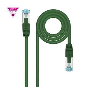 Câble réseau Cat.7 LSZH SFTP PIMF AWG26 vert, 25 cm ; idéal pour les connexions de haute vitesse et les réseaux de données sécurisés. - Product Image 1
