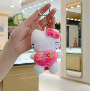 Muñeco de <span class=keywords><strong>gato</strong></span> KTT de 12CM, colgante pequeño, juguete de peluche, muñeco de <span class=keywords><strong>gato</strong></span> bonito, llavero Popular al por mayor, colgante de muñeca - Product Image 4