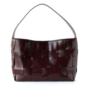 Nuevo Bolso de Mano de Cuero Genuino para Mujer, Bolso de Compras de Cuero Tejido de Gran Capacidad, Bolso de Hombro de Lujo, Bolso Tote - Product Image 4