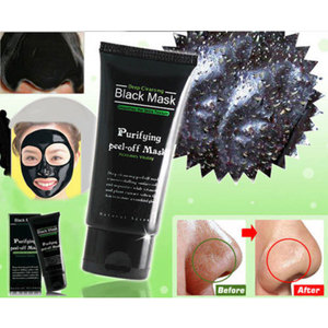 2018 Le plus récent nettoyage en profondeur purifiant peel off masque noir pour visage noir Supprimer les points noirs blanchissant le masque facial au charbon actif - Product Image 3