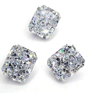 Piedras Cz sueltas de calidad Toq Corte radiante Octágono Corte de hielo triturado <span class=keywords><strong>Zirconia</strong></span> cúbica blanca Venta directa de fábrica - Product Image 3
