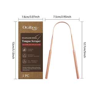 Raschietto a forma di U pulire il rivestimento della lingua rimuovere gli odori forniscono una nuova esperienza di cura orale confortevole e delicata - Product Image 6