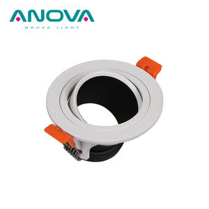 Boîtier de projecteur en alliage d'aluminium réglable en angle pour éclairage encastré GU10 MR16 - Product Image 1