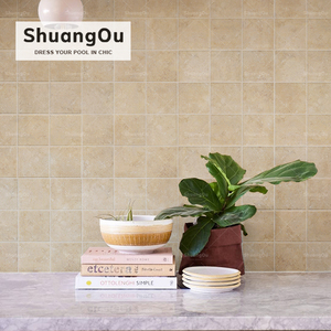 Thiết kế mới đường cong rãnh khảm đá vôi gạch cho trang trí nội thất tường phòng tắm nhà bếp backsplash khảm gạch lát sàn - Product Image 3