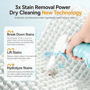Nettoyant textile en spray pour tissus, tapis, matelas, revêtements muraux, rideaux, technologie sans <span class=keywords><strong>eau</strong></span>, liquide <span class=keywords><strong>de</strong></span> nettoyage à sec - Product Image 3
