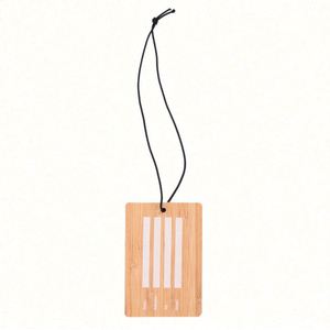 Hot Sale Custom Personalized <b>Gift</b> Bamboo Luggage <b>Tag</b> for Travel - Product Image 3