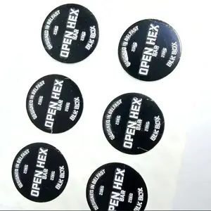 Stiker PVC plastik karet label logo kustom timbul pembuat lencana