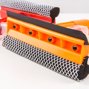 Double-Sided <b>Window</b> <b>Cleaner</b> <b>Squeegee</b> Nylon Mesh Car Glass Cleaning Tool - Product Image 2