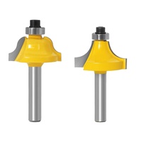 Juego de brocas de enrutador de 1/4 pulgadas, cortador de fresado recto para brocas de madera, corte de carburo de tungsteno para carpintería, 15uds.