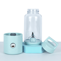 Hoge Kwaliteit Oplaadbare Hand Cup Grinder Oranje Fruit Citrus Mini Mixer Fles Elektrische Usb Draagbare Juicer Blender
