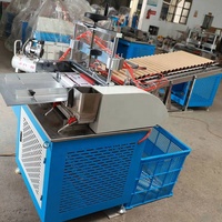 Machine d'étiquetage automatique de noyaux de papier PLC avec système de colle thermofusible, vitesse de 10 à 40 fois/minute, chargement/déchargement automatique