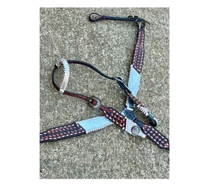 Ensemble de sellerie en cuir occidental fabriqué à la main pour le sport de luxe abordable pour l'extérieur et l'équitation de performance en provenance d'Inde - Product Image 2