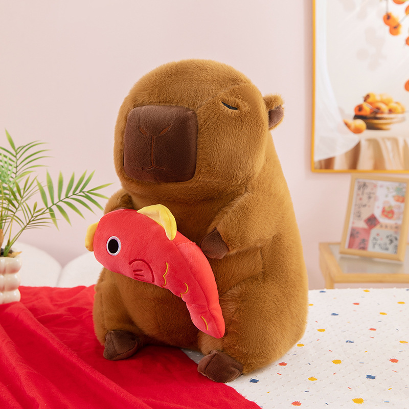 Marrone che tiene lo stile Koi