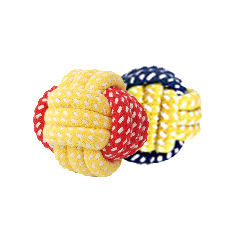 Boules de corde en coton colorées [couleurs aléatoires]
