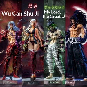 Twelve Kizuki Figur Tsugikuni Yoriichi <span class=keywords><strong>Daki</strong></span> Gyutaro Muzan PVC-Statue Spielzeug für Anime-Fans Heimdekoration - Product Image 1