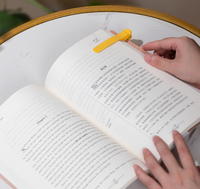 Marque-pages automatiques et clips de page en silicone, jolis marque-pages pour les amateurs de livres |   Suiveur de page automatique