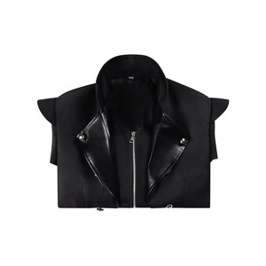 เสื้อโค้ทกอธิคคอสเพลย์สีดำขาวเสื้อแจ็คเก็ตยาวสำหรับการแสดงบนเวที - Product Image 3