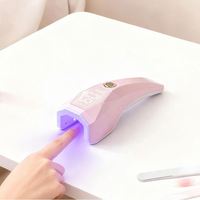 Lámpara de Uñas LED UV Mini USB Recargable, Secador de Uñas Portátil para el Hogar, Lámpara de Mano para Arte de Uñas, para Curar Esmalte de Gel