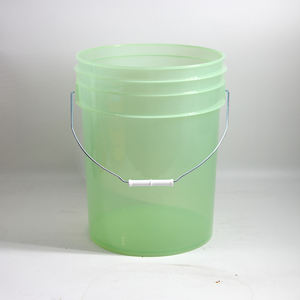 Personnalisation possible Vente directe d'usine Seau en plastique de 20 litres Seau de rangement multifonctionnel Avec couvercle et poignée - Product Image 2