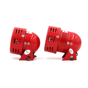 Sirene Motor logam Mini merah, sirene industri Alarm suara listrik melawan Maling <span class=keywords><strong>MS</strong></span>-<span class=keywords><strong>190</strong></span> - Product Image 5