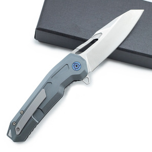 Cuchillo Plegable Multifunción para Exteriores con Mango de Aluminio y Fibra de Carbono, Hoja de Acero Inoxidable, Protección Antideslizante <span class=keywords><strong>Python</strong></span> - Product Image 5