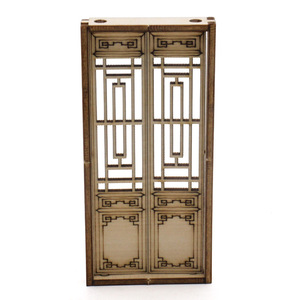 Kit de bricolage en bois pour enfants, modèle de porte de style chinois, projet scientifique éducatif STEM, jouet de construction miniature d'architecture - Product Image 3