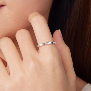 Anillo de Plata de Ley 925 con Sol Curvo Grabado 'You Are My Sunshine', Anillo Original <span class=keywords><strong>para</strong></span> <span class=keywords><strong>Mujer</strong></span>, Regalo Sencillo y Elegante BSR716 - Product Image 5