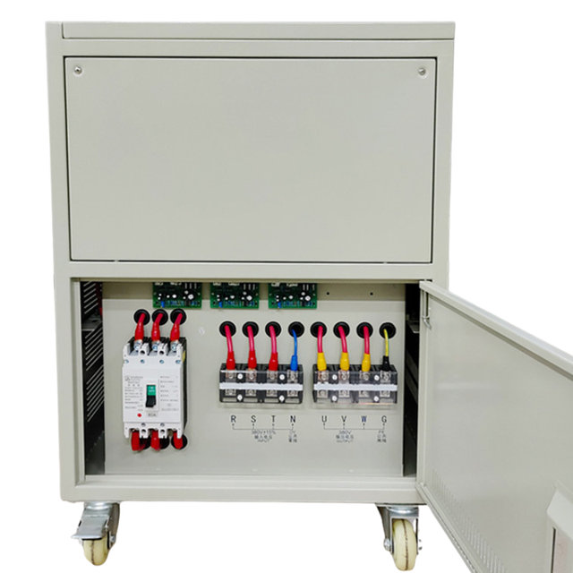 AVR Three Phase Automatic Voltage Regulator 10000 Watt 10KW Servo Motor Control Copper SVC Heavy Duty