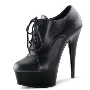 <span class=keywords><strong>Tacchi</strong></span> Alti Neri con Plateau e Tacco Sottile 15cm, Allacciatura per Pole Dance, Sfilate di Moda, Spettacoli di Danza, Moda Primavera e Autunno - Product Image 2