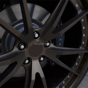 Jantes forgées en alliage d'aluminium mat bronze, design 2 pièces, en promotion, pour <span class=keywords><strong>Tesla</strong></span> Model X 2020, 17-19 pouces - Product Image 2