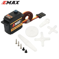 Servomoteur analogique micro en métal EMAX officiel ES09MA à double roulement, spécifiquement conçu pour les hélices de voilure de voitures RC et d'hélicoptères Trex 450, pièces de bricolage