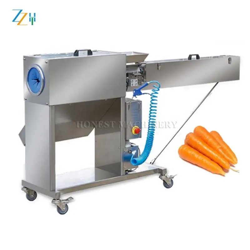 Easy Operation Vegetable Skin Removing Machine / Carrot Machinery Peeling / Electric Automatic Carrot Peeler