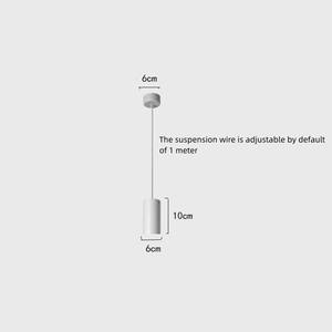 Lámpara <span class=keywords><strong>de</strong></span> Barra Creativa y Sencilla, <span class=keywords><strong>de</strong></span> Aluminio, con Cable Largo, Luz LED y Diseño Cilíndrico, para Mostrador <span class=keywords><strong>de</strong></span> Restaurante - Product Image 6