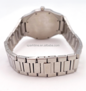 Reloj de Pareja de Lujo Más Vendido, de Cuarzo, Estilo Antiguo, de Acero Inoxidable, Resistente al Agua, con Números Romanos, Calendario, 41 mm, Vintage - Product Image 4