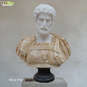 Busto Romano de Mármol Tallado a Mano YOUFINE, Alexander Schweiger - Product Image 3