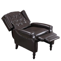 Fauteuil inclinable Sillas Fauteuil d'appoint Push Back Fauteuil inclinable avec repose-pieds pour la chambre à coucher