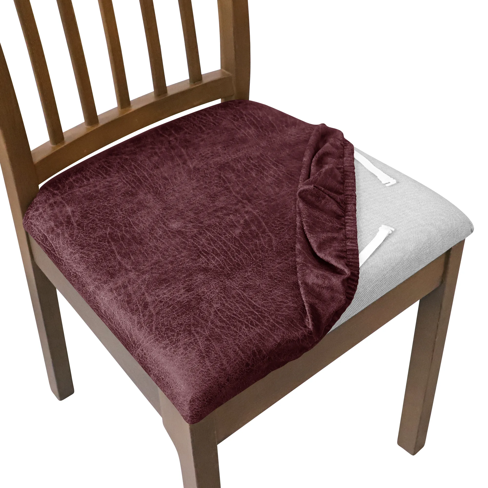 Căng Jacquard Ghế Ghế bao gồm, có thể tháo rời có thể giặt chống bụi phòng ăn Ghế Ghế Đệm ghế slipcovers