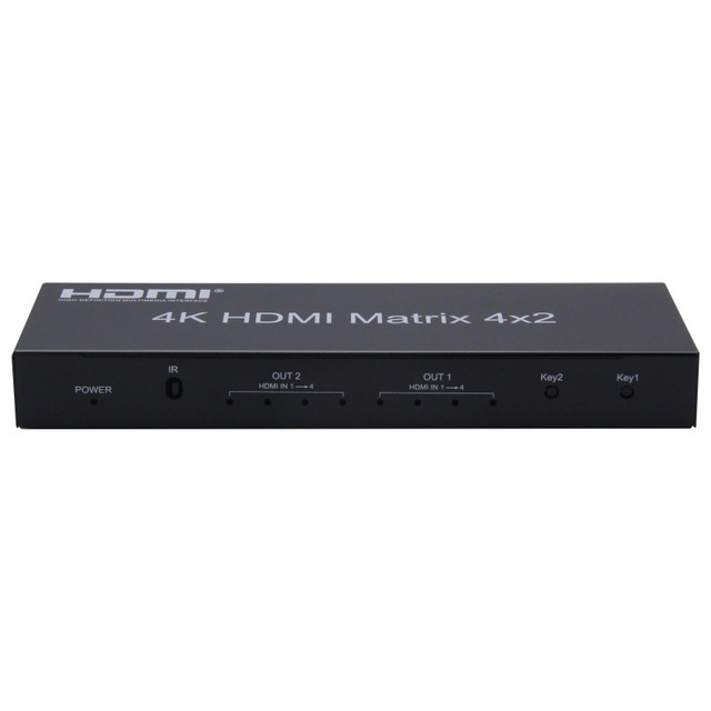 matrix 4HD Four in 2 Out Computer HD Distributor HD Switcher HD Audio and Video 4K Transmission