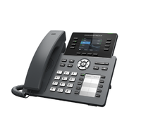 Grandstream GRP2634 Telefono IP Wi-Fi 6 a 8 Linee con Display LCD a Colori da 2,8 Pollici, Dual Gigabit PoE, Telefono VoIP da Ufficio Aziendale