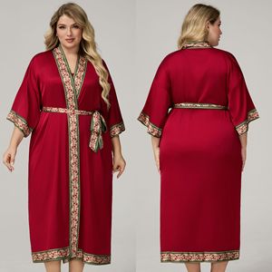 Nuevo Conjunto <span class=keywords><strong>de</strong></span> Lencería <span class=keywords><strong>de</strong></span> Satén y Gasa <span class=keywords><strong>de</strong></span> Color Liso <span class=keywords><strong>para</strong></span> Mujer 2026 - Camisola y Bata con Ribete <span class=keywords><strong>de</strong></span> Encaje Cómodo <span class=keywords><strong>para</strong></span> Verano - Product Image 6