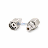Connecteur coaxial RF 1,85 mm à montage sur bord de circuit imprimé DC-70GHz, faible VSWR 50 Ohms, micro-ondes de précision