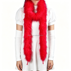 Écharpe à plumes exclusive pour événements gothiques, boa coloré pour fêtes à thème, boa de costume de samba pour le carnaval de <span class=keywords><strong>Venise</strong></span> et du Brésil - Product Image 6