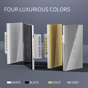 Ôn Châu bán buôn Wifi 3 gang Android nhà điều khiển tự động hóa tường tuya điện Dimmer chuyển đổi ánh <span class=keywords><strong>s</strong></span>áng cảm ứng Glass màn hình chuyển đổi - Product Image 6