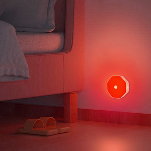 <span class=keywords><strong>Led</strong></span> Mini Cảm Biến Chuyển Động Ánh Sáng Ban Đêm 1.5W Trẻ Em Trẻ Em Đêm Đèn Cắm Ánh Sáng Màu Đỏ Cảm Biến Chuyển Động Ánh Sáng Ban Đêm Cho Cạnh Giường Ngủ Phòng Tắm - Product Image 1