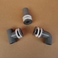 Connecteur PVC silencieux pour aquarium, anti-bulles et anti-aspiration des poissons |   Raccord de trop-plein/décrêtage pour réservoir